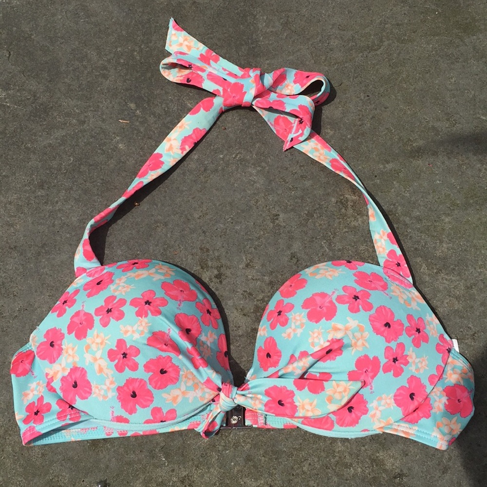 H&M Flower Push-Up Bikini Top